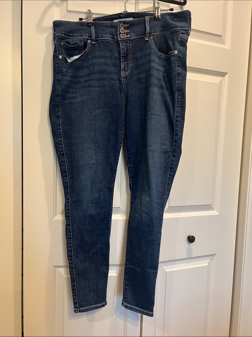 Torrid Dark Wash High-Waist Skinny Jeans